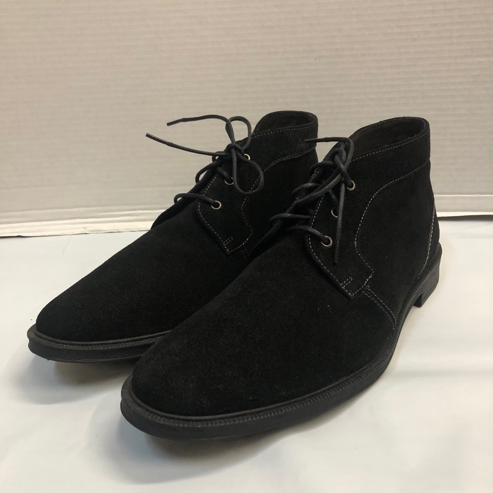 Men’s STACY ADAMS Black Suede Dabney Chukka Boot